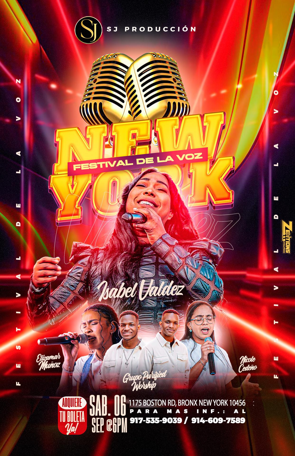 Buy tickets for FESTIVAL DE LA VOZ NEW YORK FESTIVAL DE LA VOZ NEW YORK