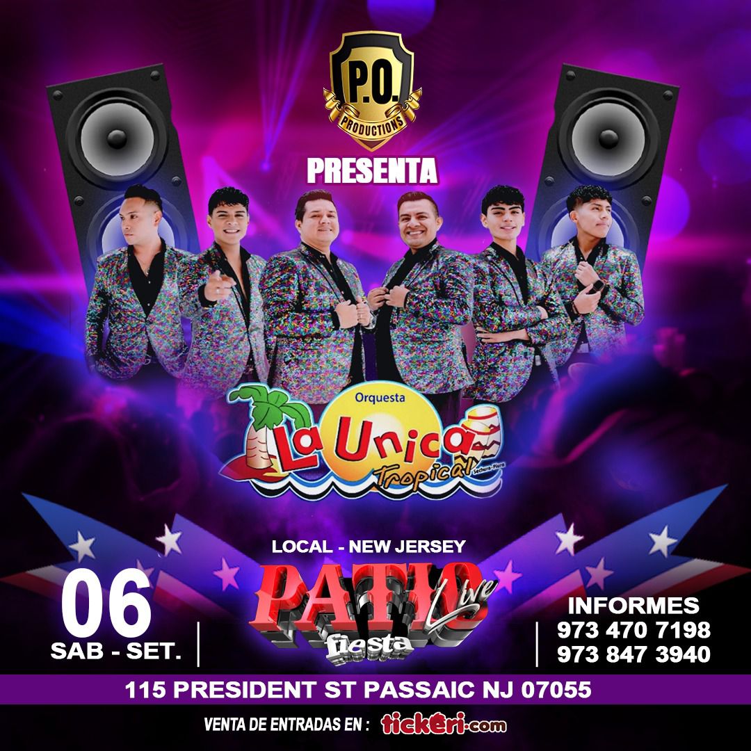 Buy tickets for ORQUESTA LA UNICA TROPICAL ORQUESTA LA UNICA TROPICAL