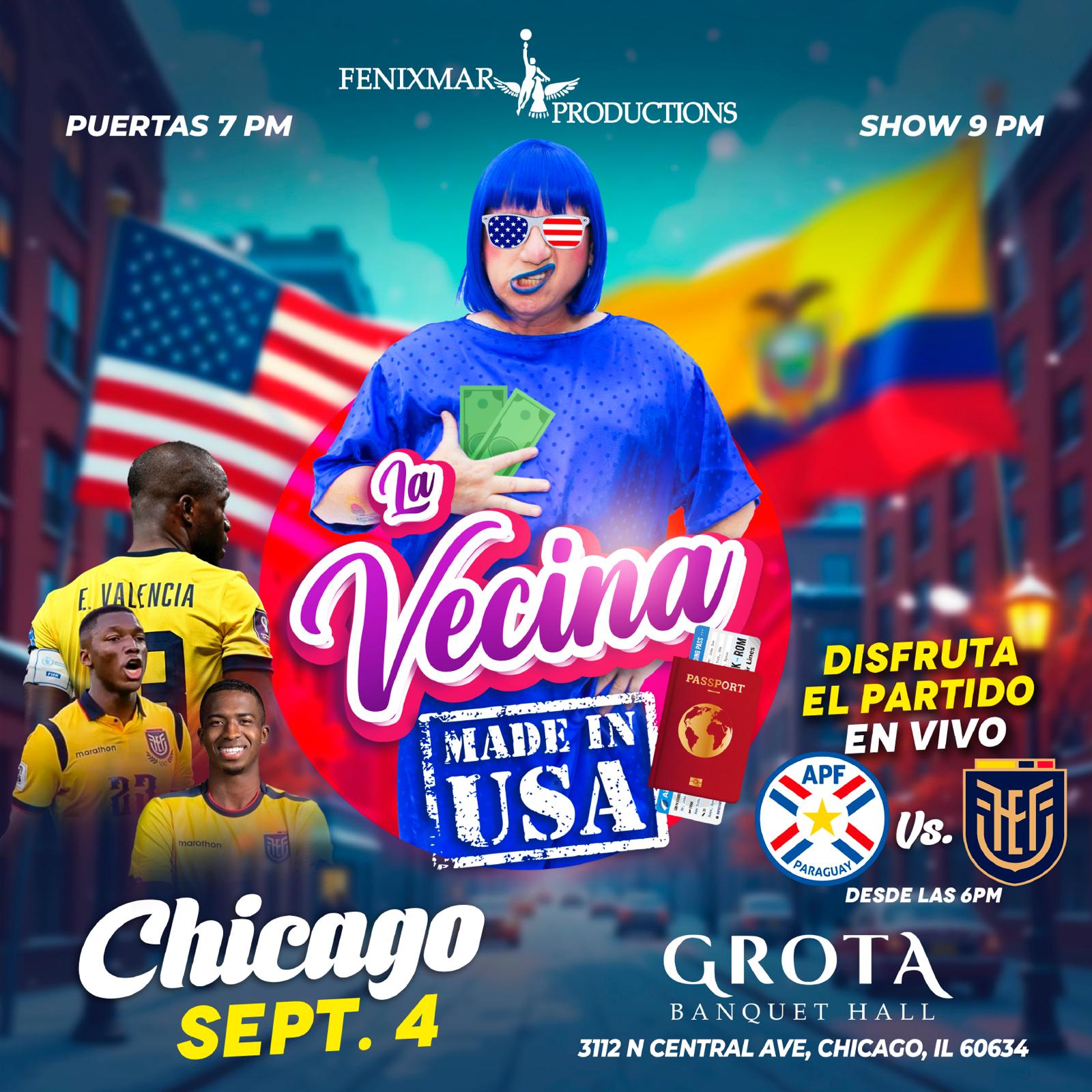 Buy tickets for La Vecina Made in USA La Vecina Made in USA