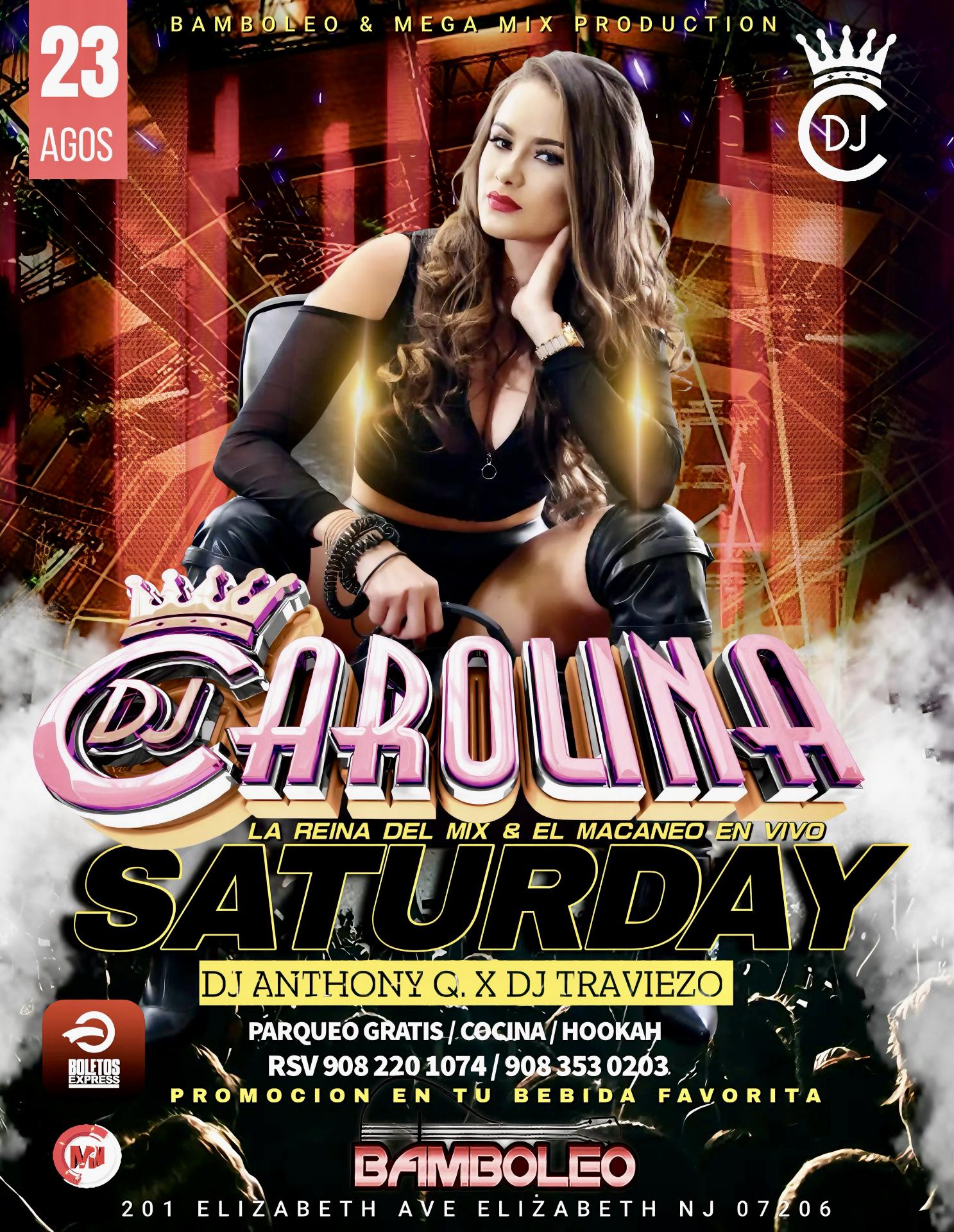 Buy tickets for DJ CAROLINA LA REINA DEL MIX DJ CAROLINA LA REINA DEL MIX